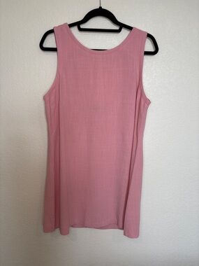 Vici Light Pink Scoop Back Tank Dress